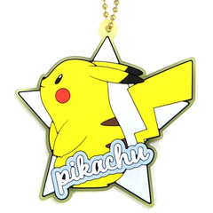 Pokemon Pikachu Ichiban Kuji Anytime Calm Night Star Design Rubber Charm Prize G Charm [USED]