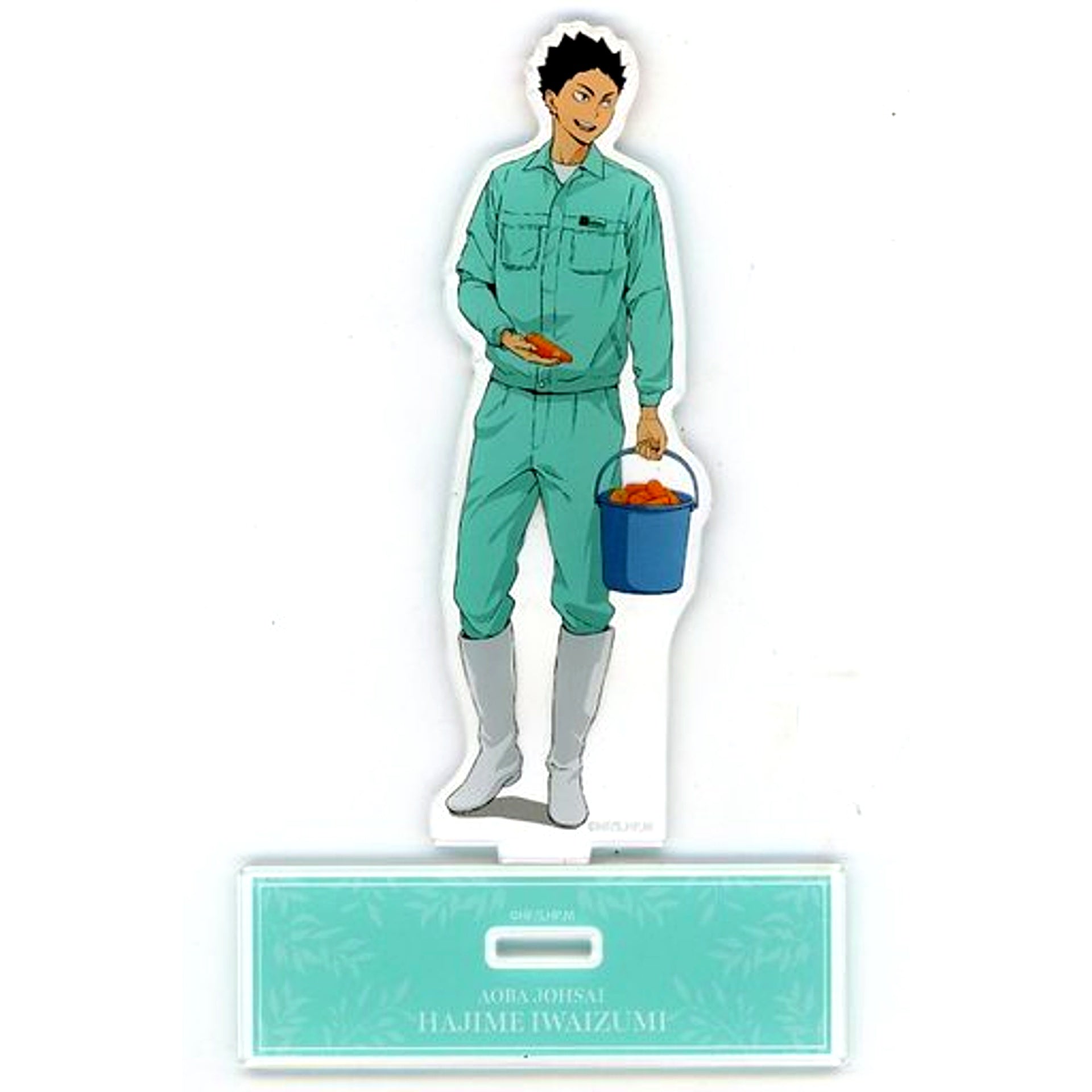 Hajime Iwaizumi Haikyu!! x Tobu Zoo 2022 Collabo Illustration Vol. 2 Zookeeper Ver. BIG Acrylic Stand [USED]