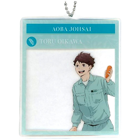 Toru Oikawa Haikyu!! Newly Drawn Illustration 2nd Zookeeper Ver. Photo Frame Style Big Acrylic Keychain Tobu Zoo 2022 Limited [USED]
