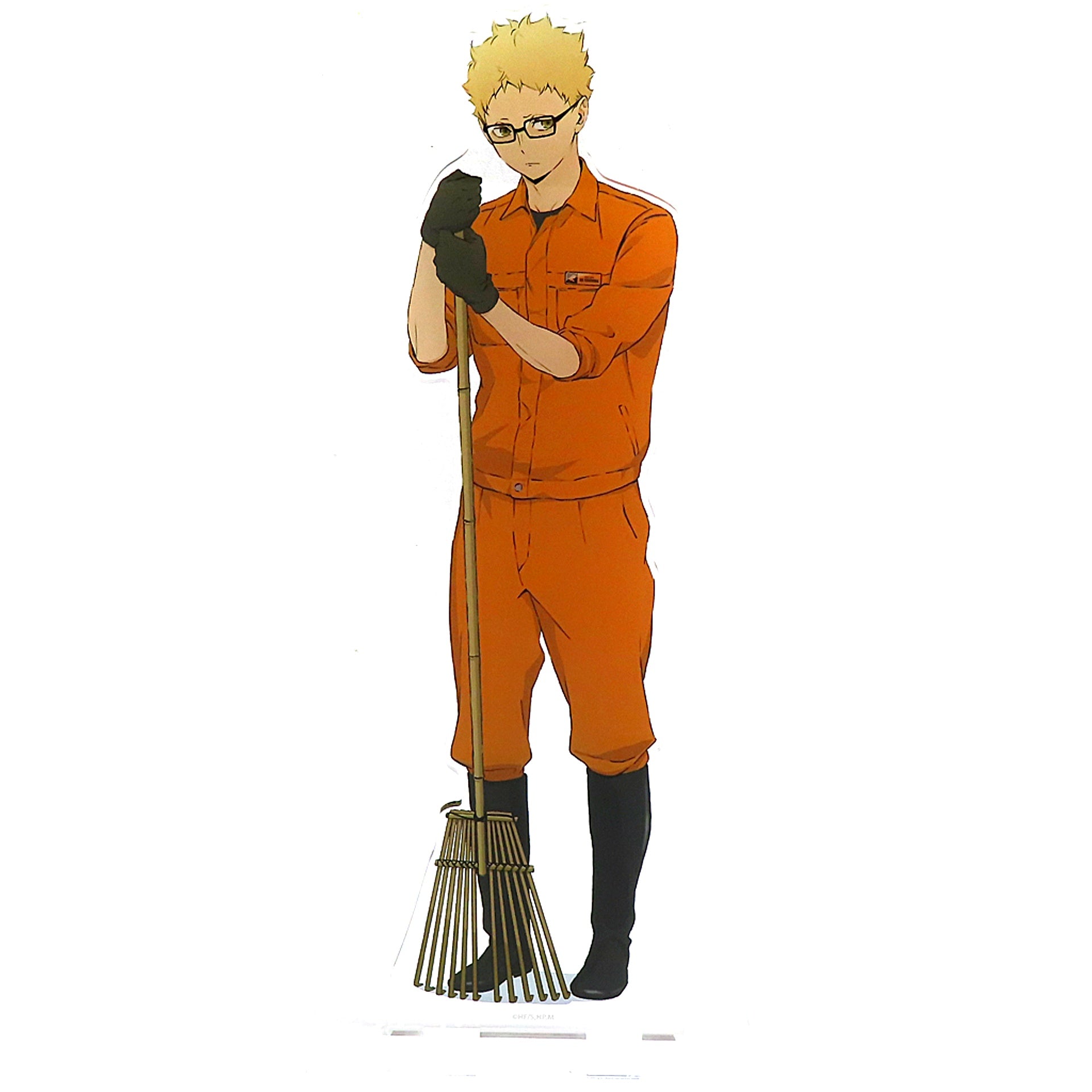 Kei Tsukishima Tobu Zoo Collaboration Newly Drawn Illustration Part 2 Zookeeper Ver. Extra Large Acrylic Stand Haikyu!! x Tobu Zoo 2022 [USED]