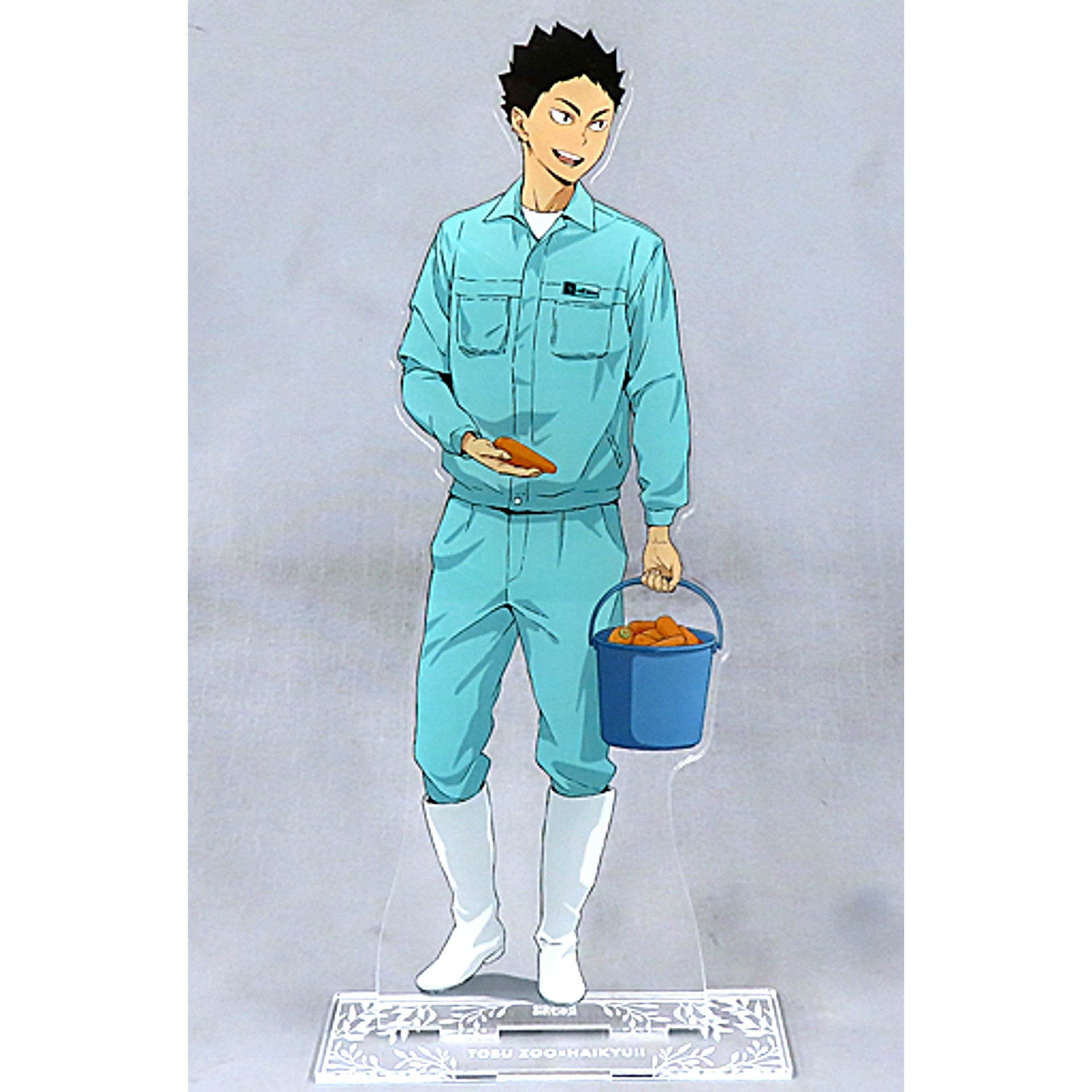 Hajime Iwaizumi Tobu Zoo Collaboration Newly Drawn Illustration Part 2 Zookeeper Ver. Extra Large Acrylic Stand Haikyu!! x Tobu Zoo 2022 [USED]