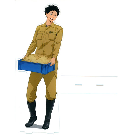 Keiji Akaashi Haikyu!! Extra Large Acrylic Stand Illustration Part 2 Zookeeper Ver. Tobu Zoo Collabo 2022 [USED]