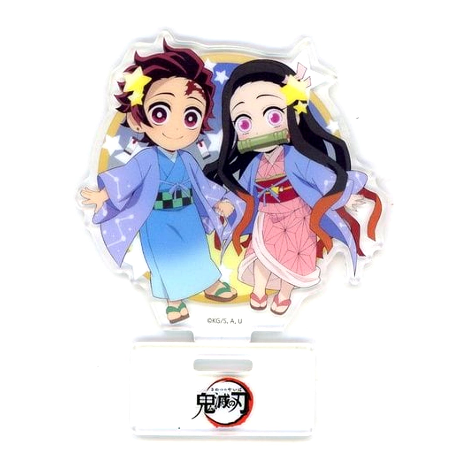 Tanjiro Kamado & Nezuko Kamado Demon Slayer: Kimetsu no Yaiba x ufotable Cafe x Machi Asobi CAFE 12 Constellations Event 2022 Random Acrylic Stand A [USED]