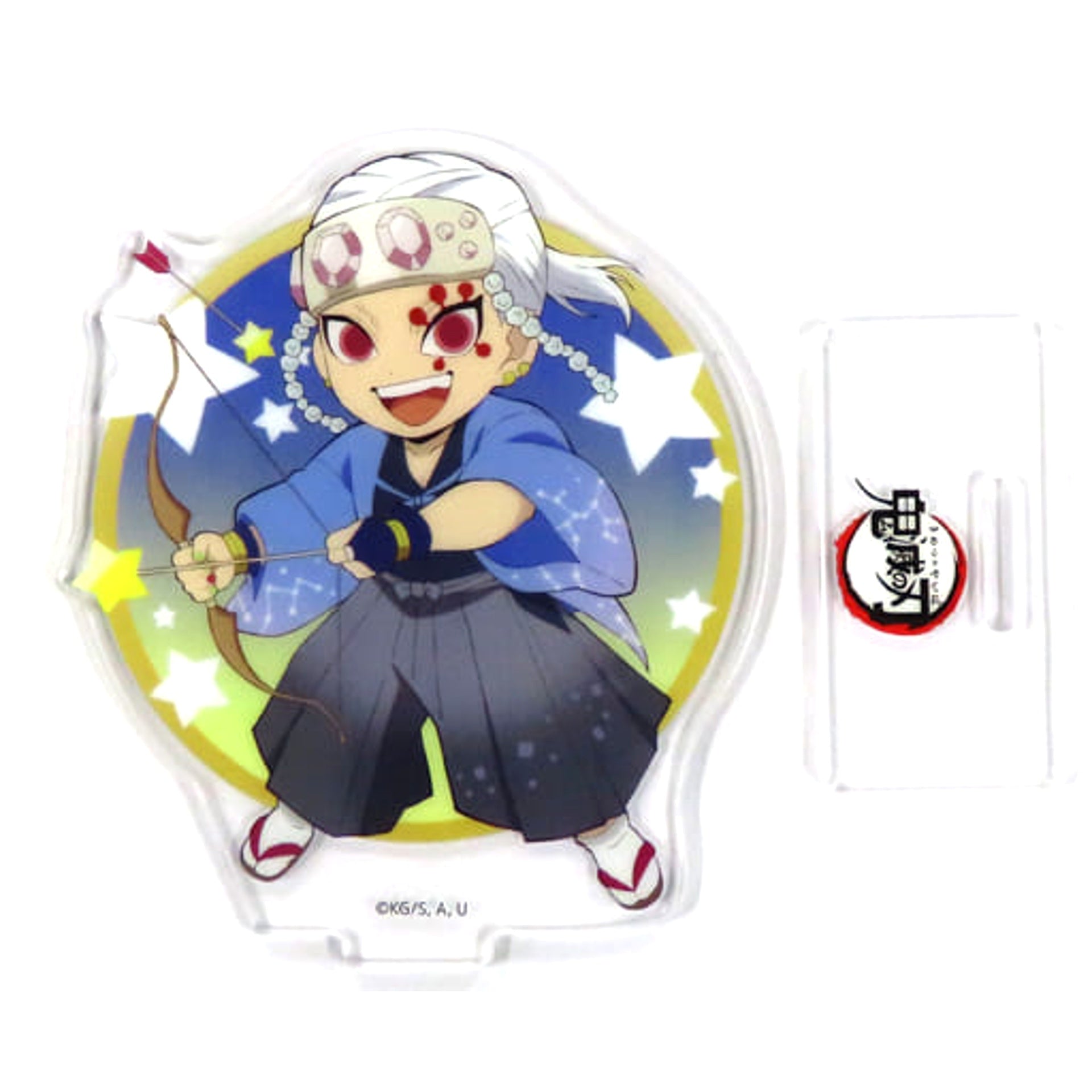Demon Slayer: Kimetsu no Yaiba x ufotable Cafe x Machi Asobi CAFE Tengen Uzui Random Acrylic Stand 12 Constellations Event 2022 A Acrylic Stands [USED]