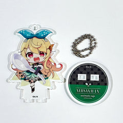 VTuber NIJISANJI EN Pomu Rainpuff Trading Acrylic Stand Keychain Normal Costume Ver. animate Cafe Limited Keychains [USED]