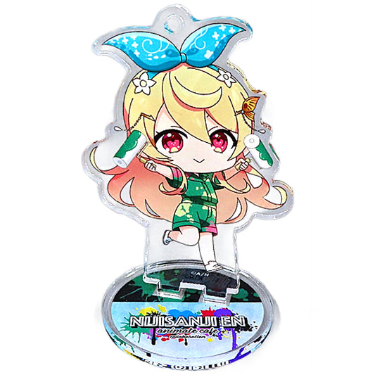 VTuber NIJISANJI EN Pomu Rainpuff Trading Acrylic Stand Keychain Graffiti Ver. animate Cafe Limited Keychains [USED]