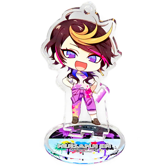 VTuber NIJISANJI EN Shu Yamino Trading Acrylic Stand Keychain Graffiti Ver. animate Cafe Limited Keychains [USED]