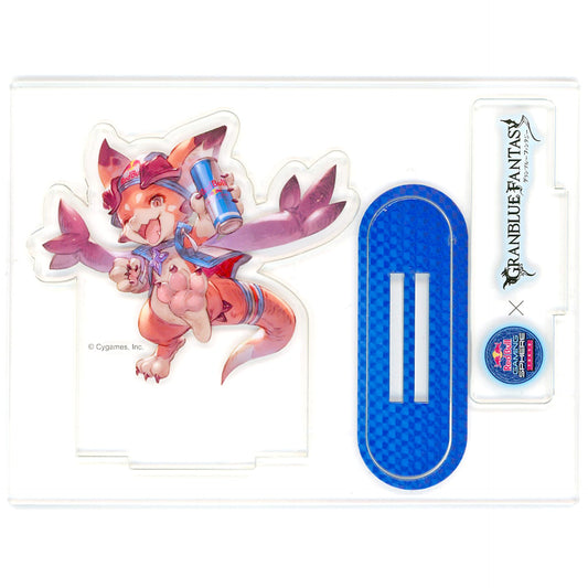 Granblue Fantasy Vyrn Acrylic Panel Red Bull Gaming Sphere Tokyo Exclusive Campaign: Drink Red Bull to Get Exclusive Granblue Goods! Prize B Acrylic Stands [USED]