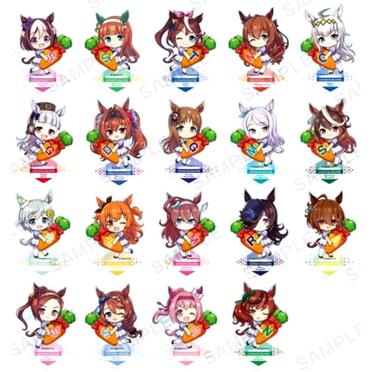 Uma Musume: Pretty Derby Trading Connectable Petit Acrylic Stand All 19 Types Set [USED]