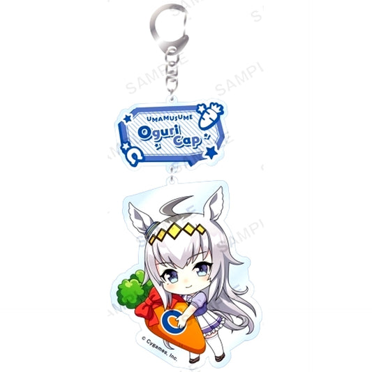 Oguri Cap Umamusume Pretty Derby Mugyumini Acrylic Keychain [USED]