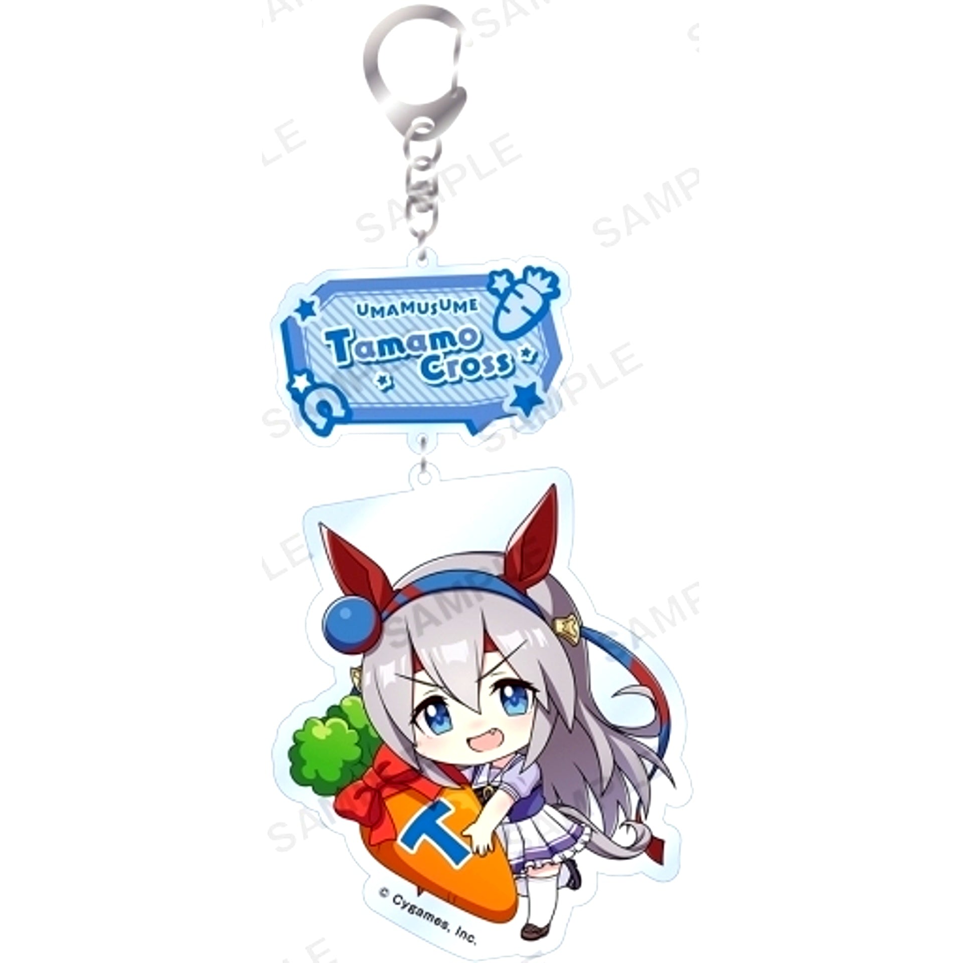 Tamamo Cross Uma Musume Pretty Derby Mugyumini Acrylic Keychain [USED]