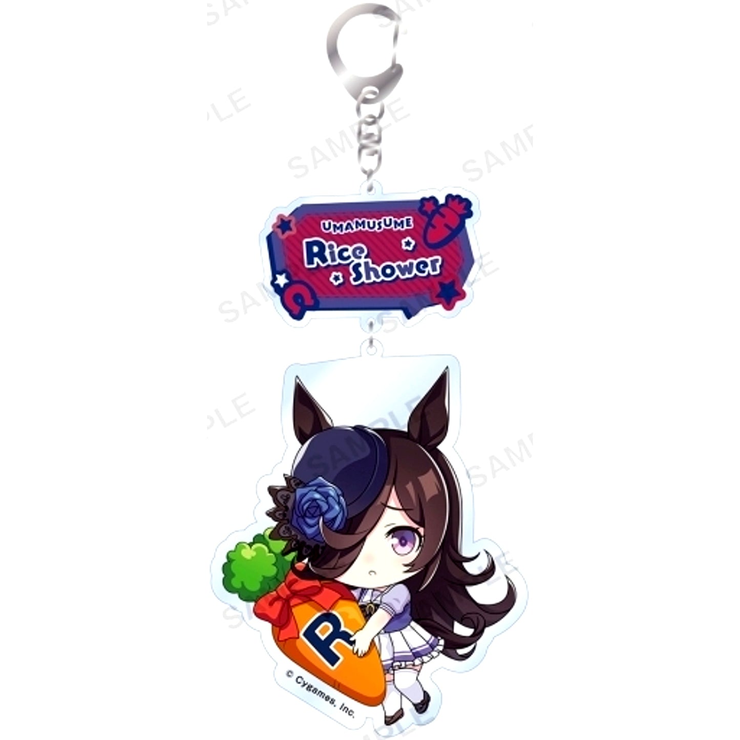 Rice Shower Uma Musume Pretty Derby Mugyumini Acrylic Keychain [USED]