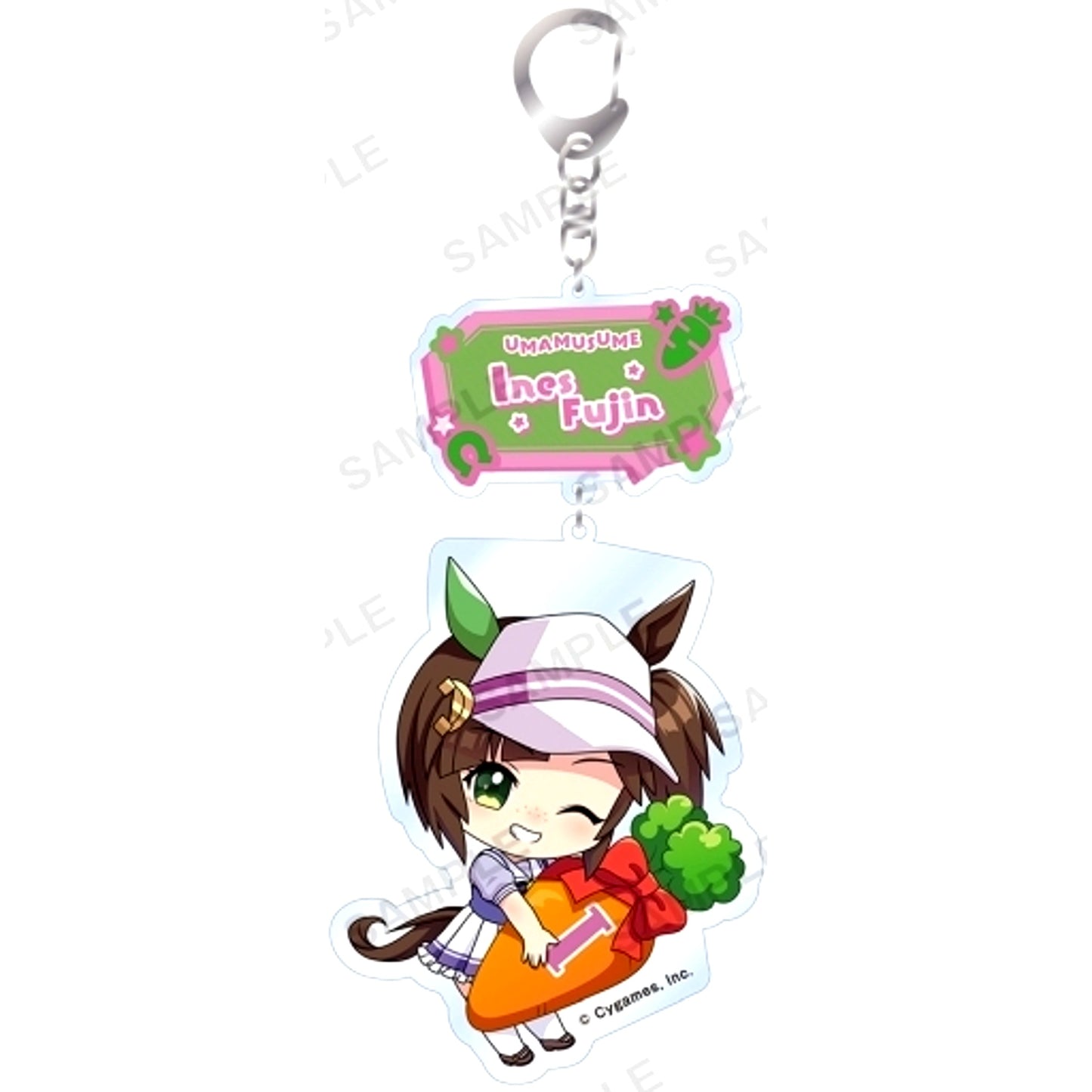 Ines Fujin Umamusume Pretty Derby Mugyumini Acrylic Keychain [USED]