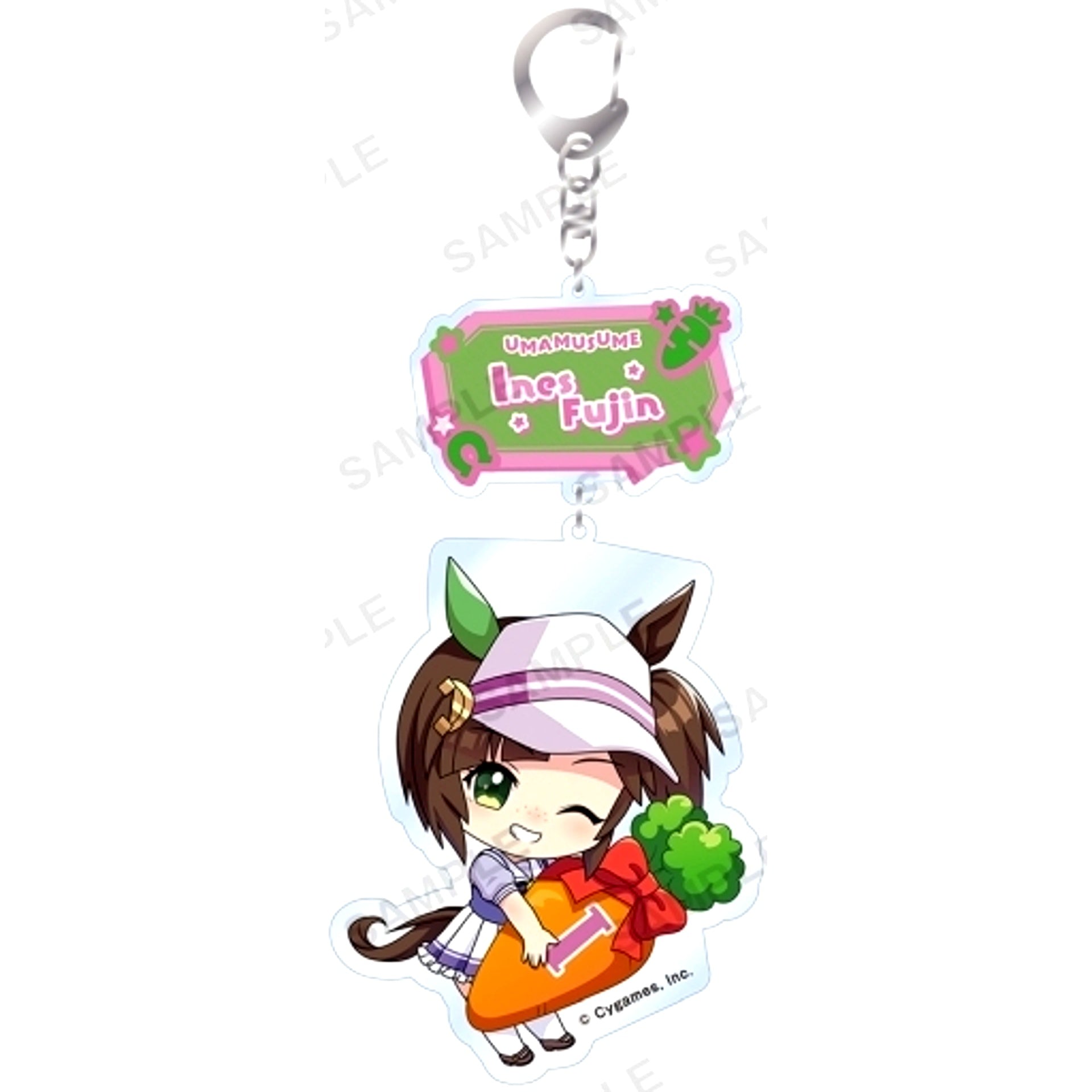 Ines Fujin Umamusume Pretty Derby Mugyumini Acrylic Keychain [USED]