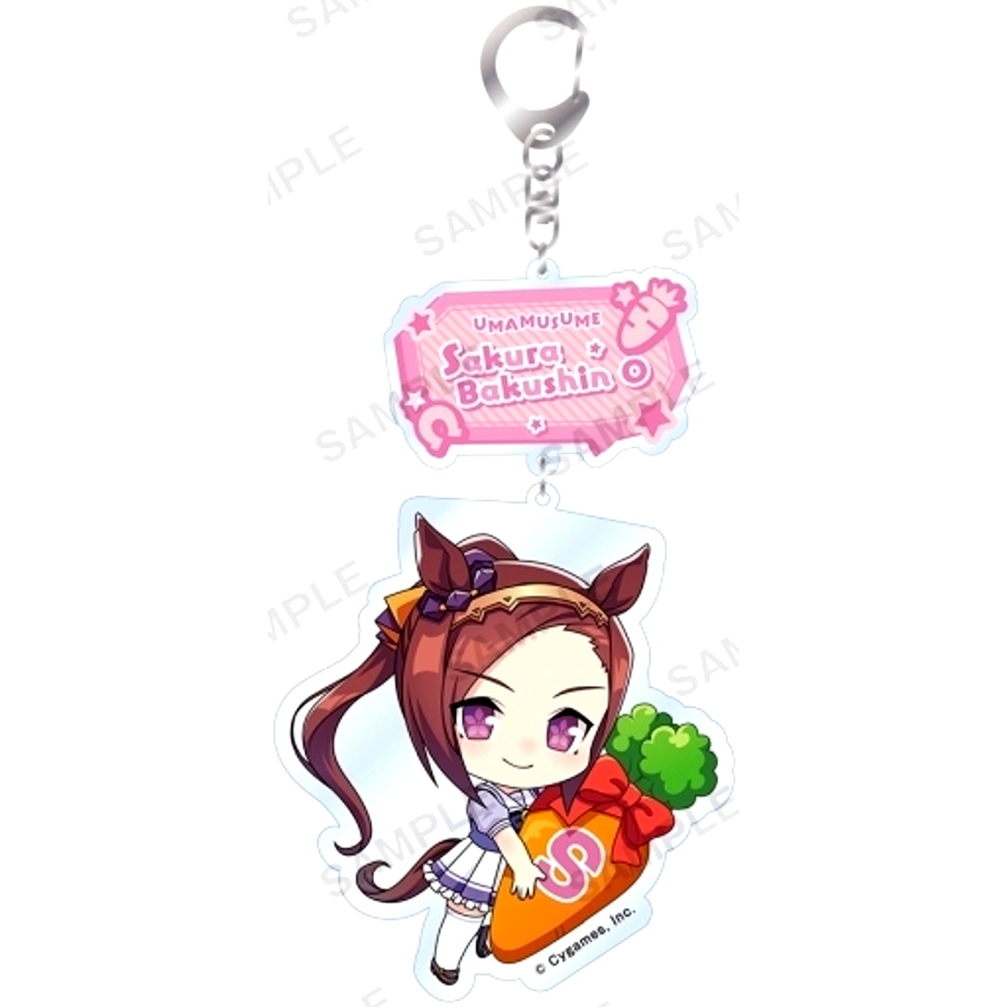 Sakura Bakushin O Uma Musume Pretty Derby Mugyumini Acrylic Keychain [USED]