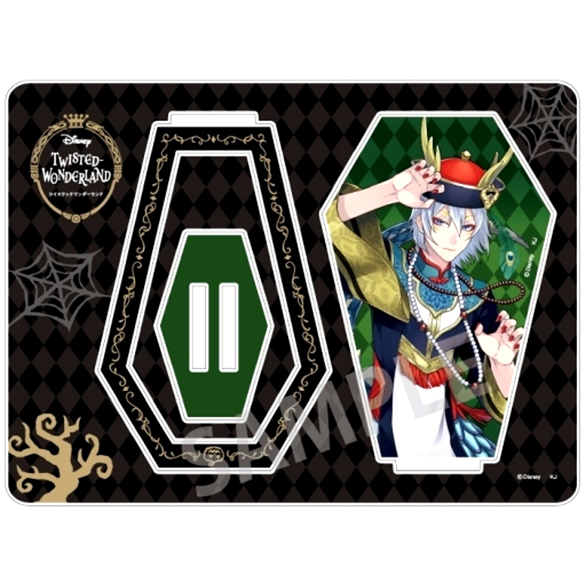 Silver Disney Twisted Wonderland Scary Dress Ver. Frame Acrylic Stand [USED]
