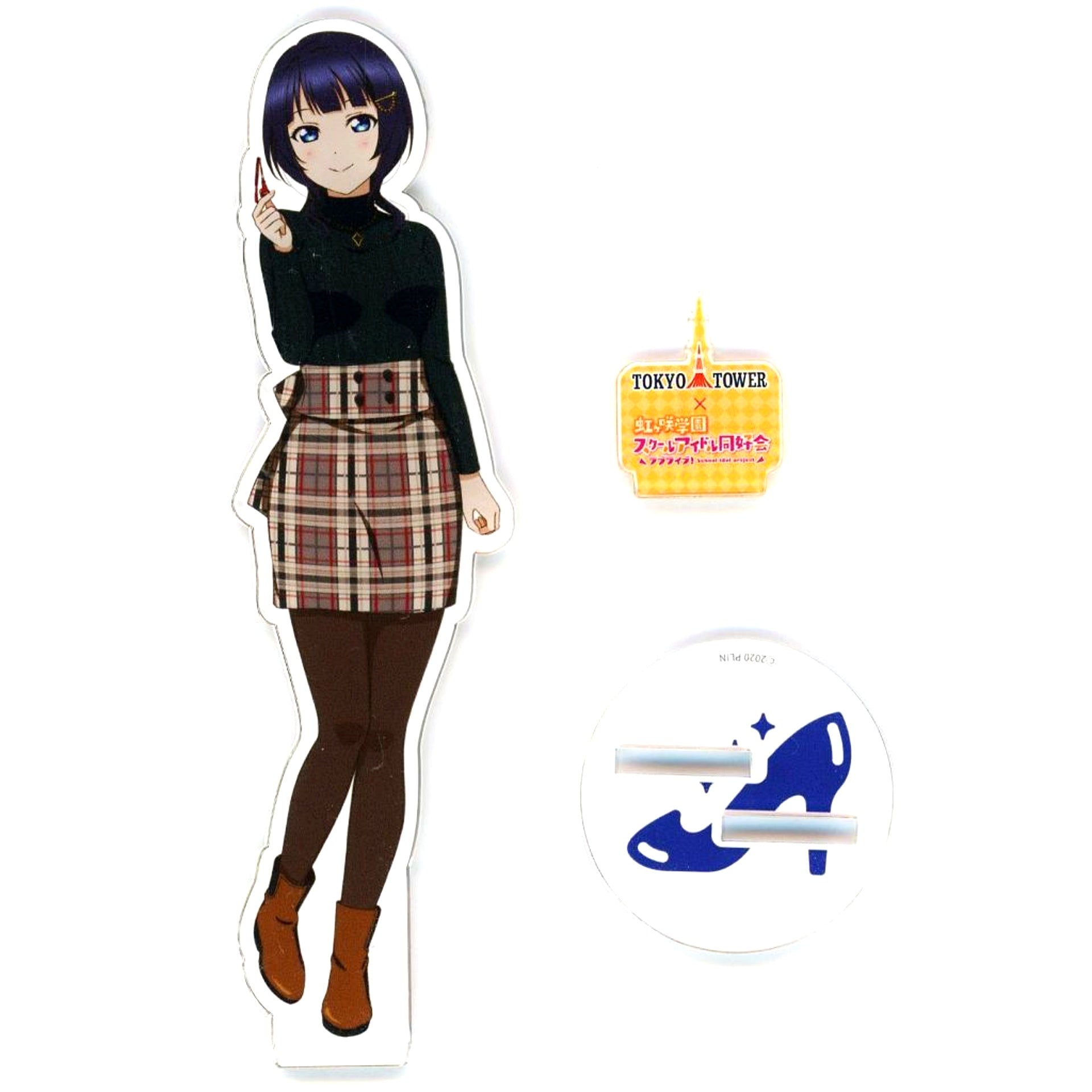 Karin Asaka Limited Illustration Acrylic Stand Love Live! Nijigasaki High School Idol Club Love Live! Series in Tokyo Tower Winter New Year Tour 2021-2022 [USED]