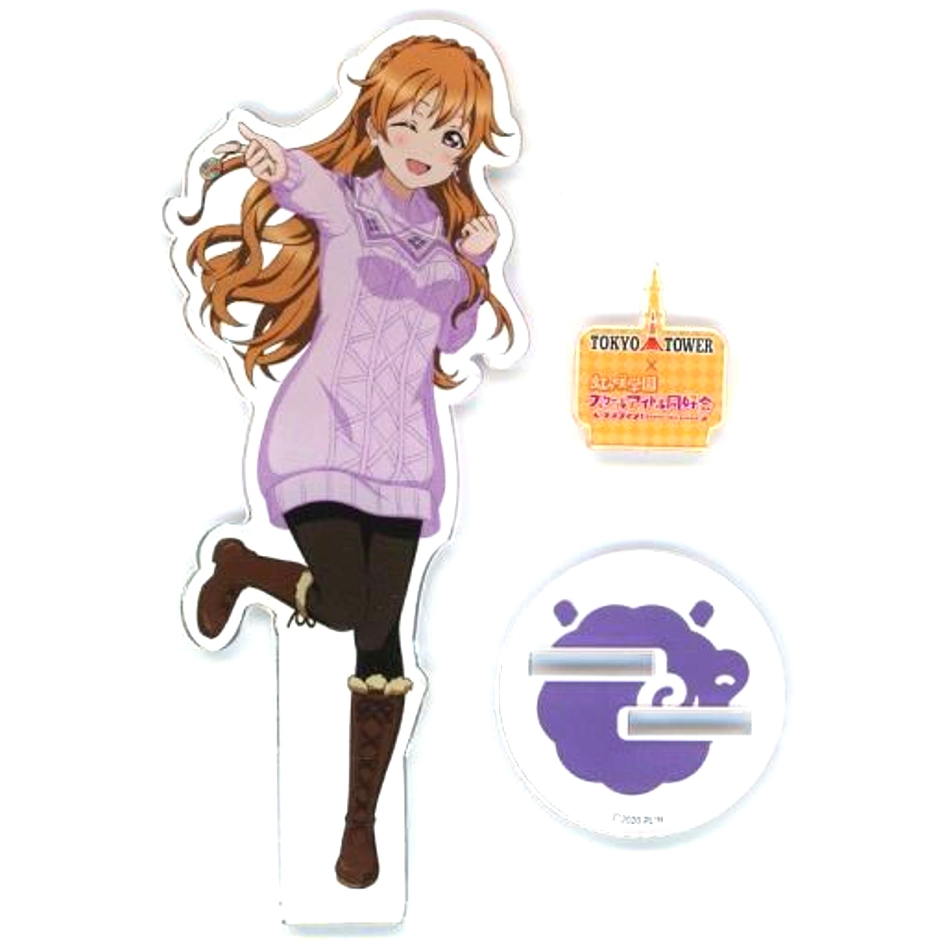 Kanata Konoe Limited Illustration Acrylic Stand Love Live! Nijigasaki High School Idol Club Love Live! Series in Tokyo Tower Winter New Year Tour 2021-2022 [USED]