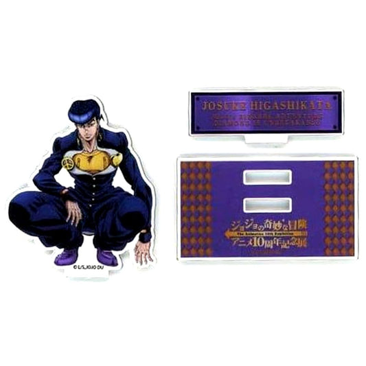 Josuke Higashikata Illustration Acrylic Stand JoJo's Bizarre Adventure Anime 10th Anniversary Exhibition [USED]