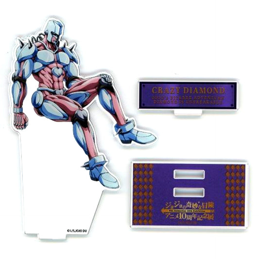 Crazy Diamond Original Illustration Acrylic Stand JoJo's Bizarre Adventure Anime 10th Anniversary Exhibition [USED]