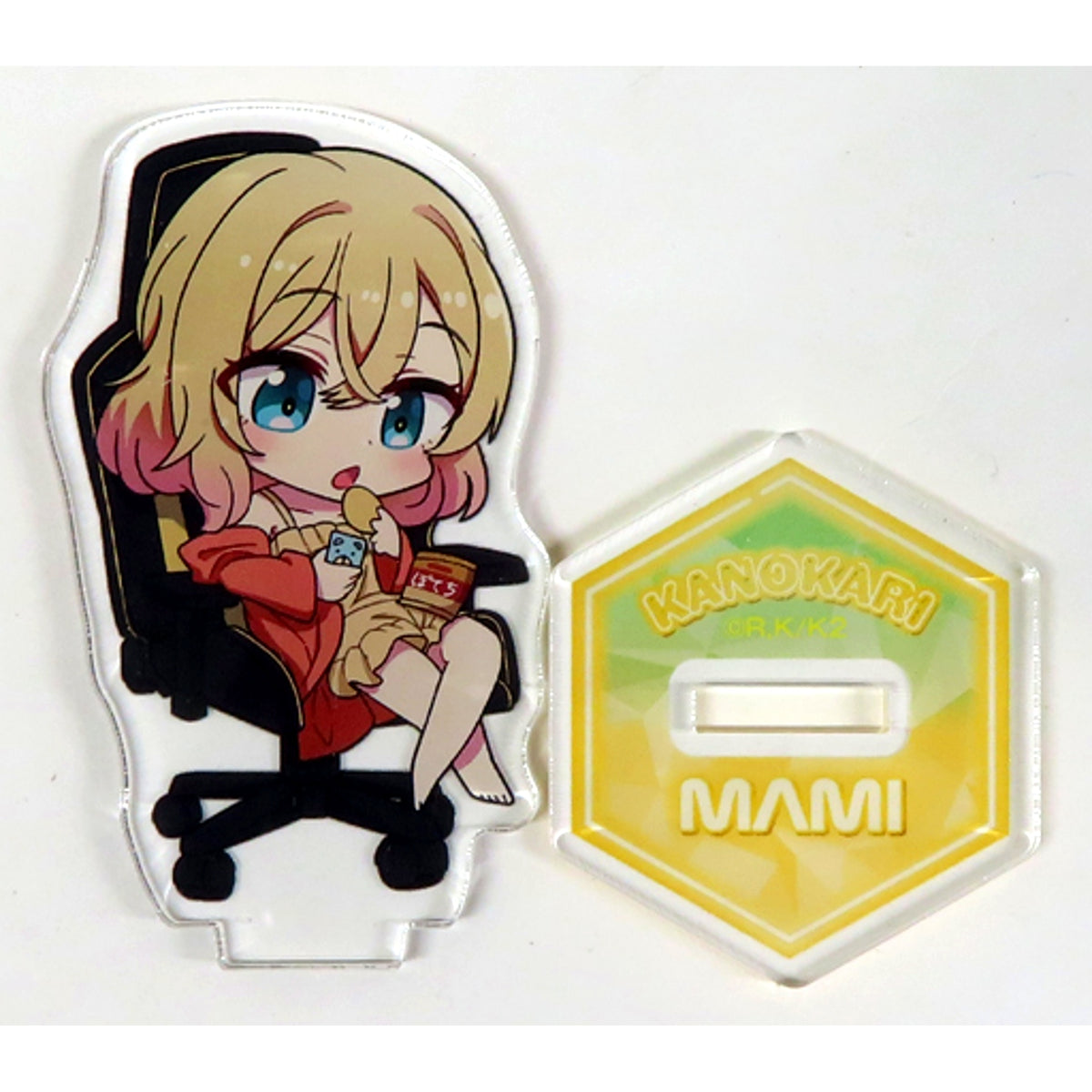 Mami Nanami Gaming Chair Rent-A-Girlfriend x Don Quijote Deformed Acrylic Stand [USED]