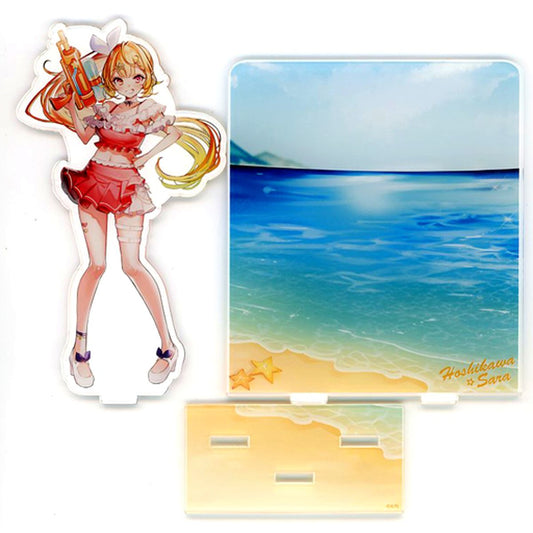 Hoshikawa Sara Acrylic Diorama Virtual YouTuber Nijisanji Summer Collection [USED]