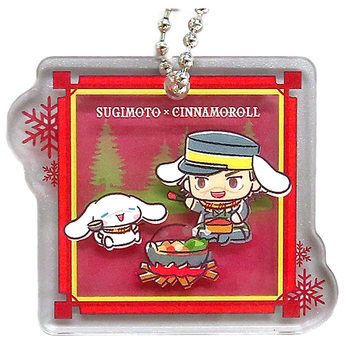 Saichi Sugimoto Cinnamoroll Golden Kamuy X Sanrio Characters Acrylic Charms Charm [USED]