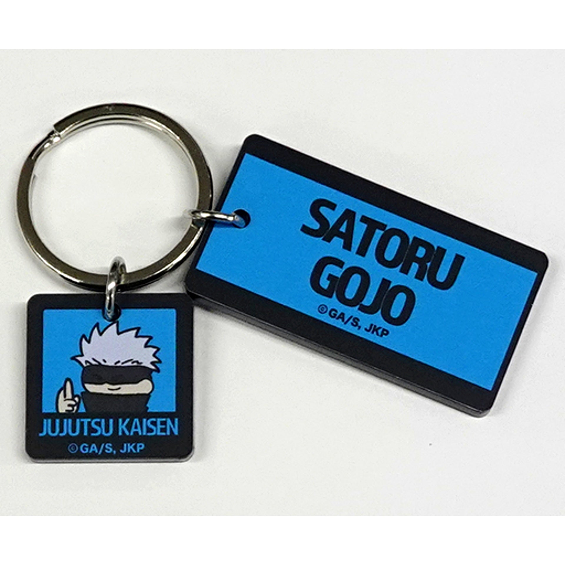 Satoru Gojo Jujutsu Kaisen PLAZA in Loft Jirori Double Rubber Painted Acrylic Keychain [USED]