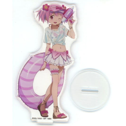 Madoka Kaname Puella Magi Madoka Magica x Don Quijote Illustration BIG Acrylic Stand [USED]