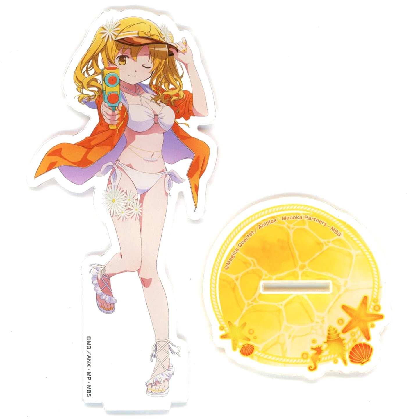 Puella Magi Madoka Magica Mami Tomoe Newly Illustrated Big Acrylic Stand Don Quijote Limited Acrylic Stands [USED]