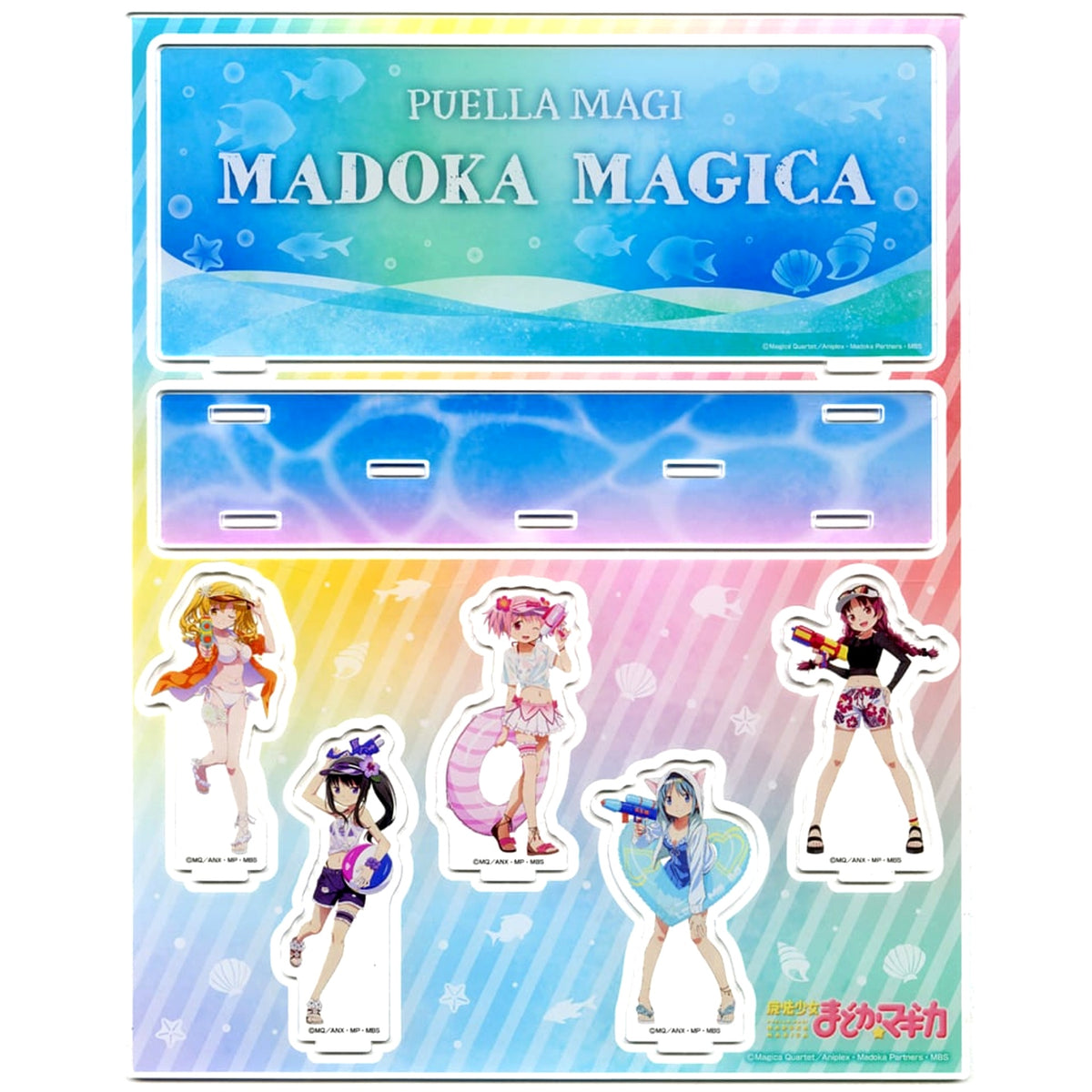 Puella Magi Madoka Magica Madoka Kaname & Others Original Acrylic Diorama Don Quijote Limited Acrylic Item [USED]