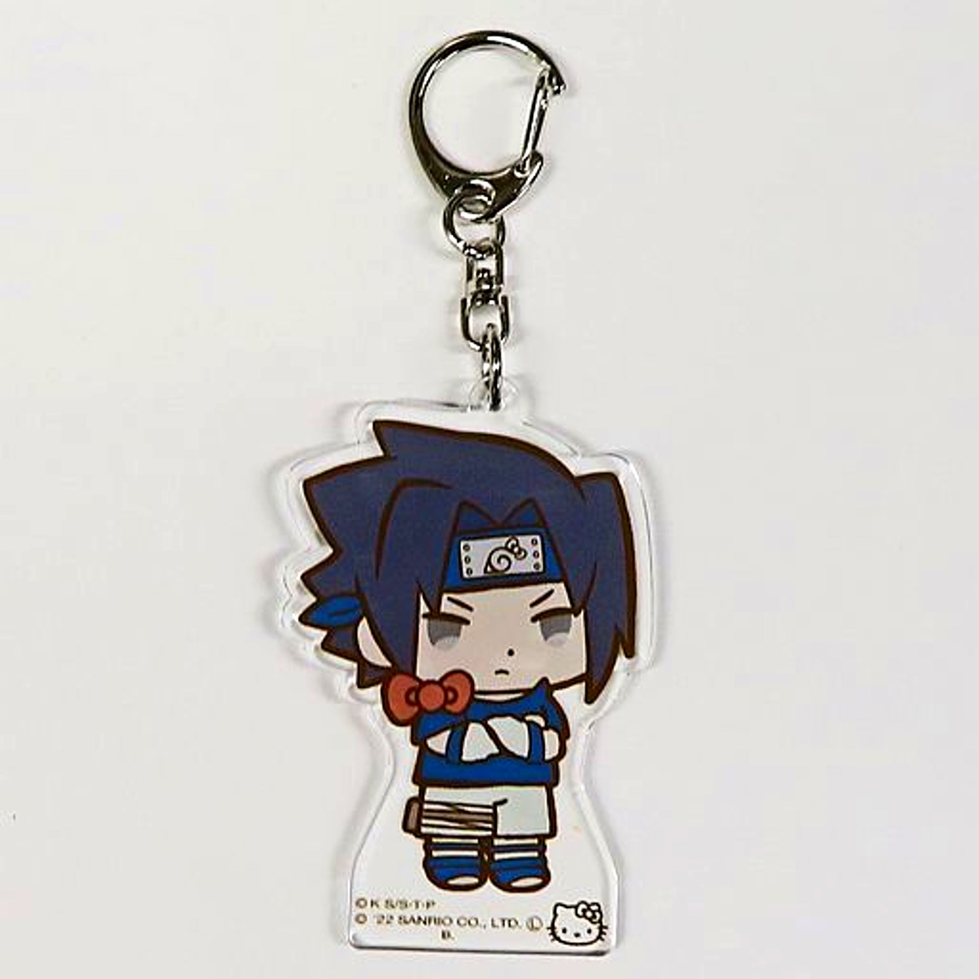 Sasuke Uchiha Hapikuro Naruto x Sanrio Characters Acrylic Charm Naruto Series ver. [USED]