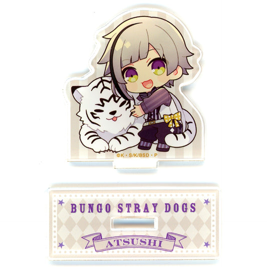 Atsushi Nakajima A-1 Prize Circus Ver. Bungo Stray Dogs Online Kuji Mini Kujibikido Acrylic Stand Figure [USED]
