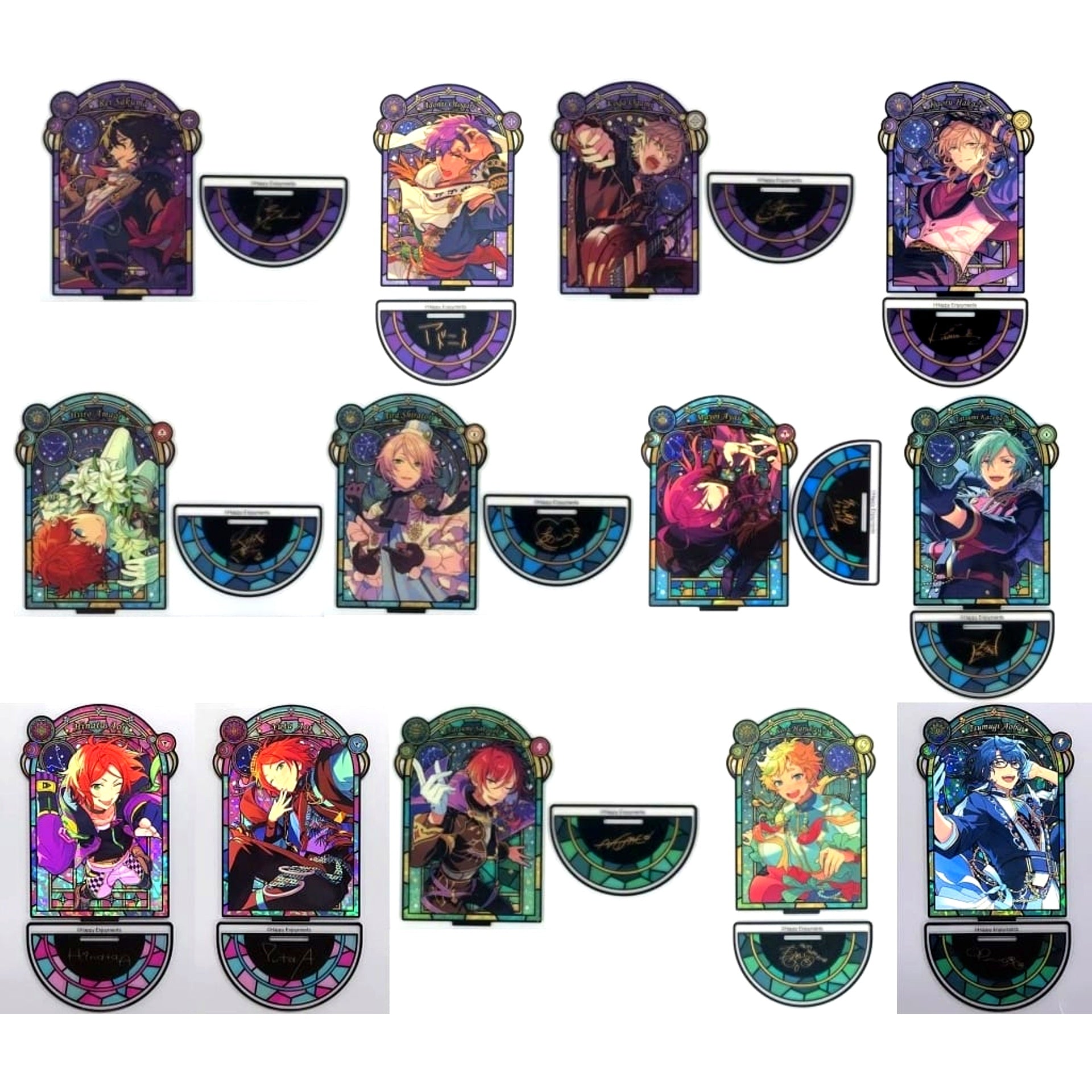 Ensemble Stars!! All 13 Types Set Direction of the Stars Acrylic Stand D China Limited [USED]