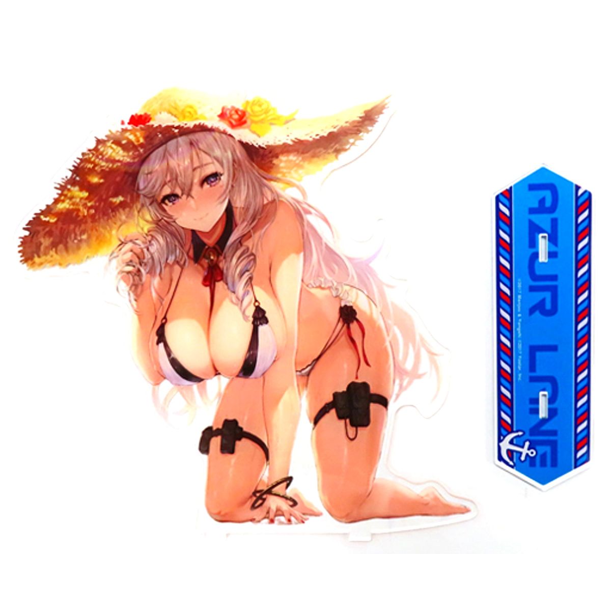 Algerie Big Acrylic Character Stand Azur Lane Blow Away the Hot Summer! Summer Azur Lane Swimsuit Festival Made-to-Order Limited [USED]