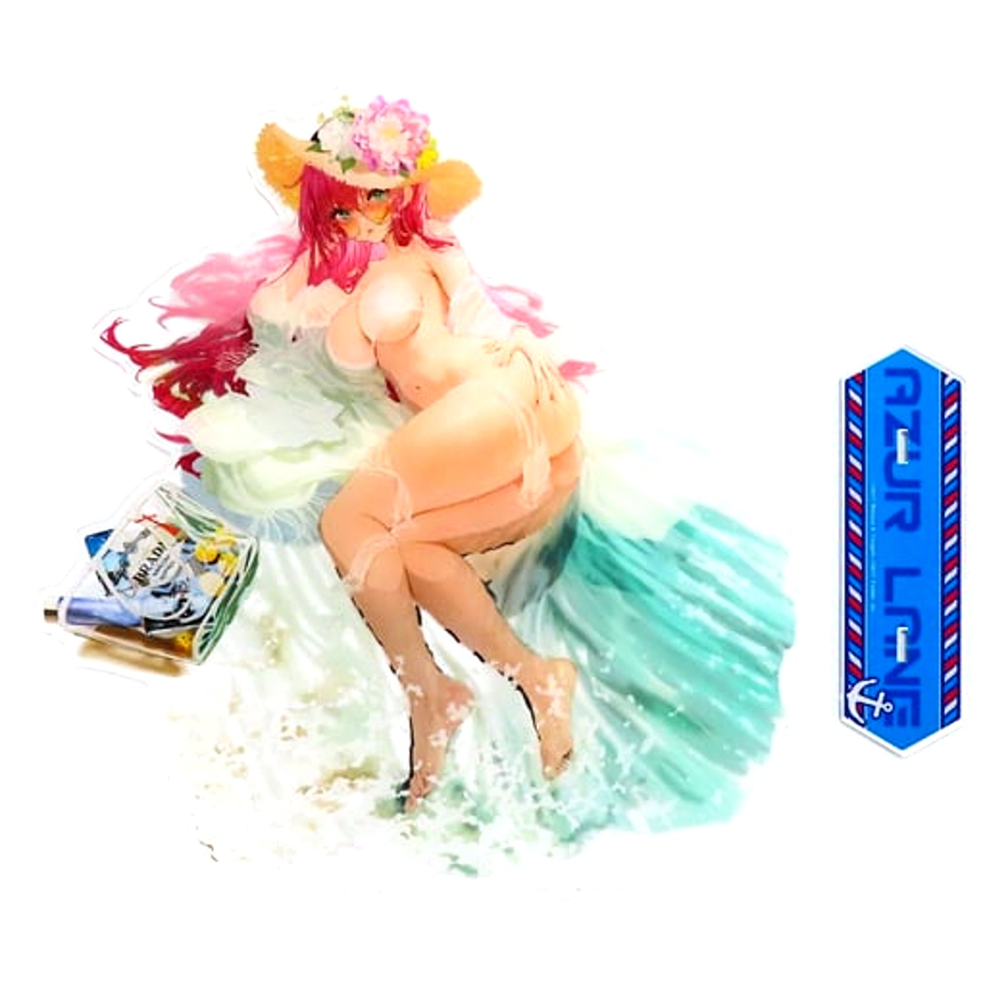 04. Surcouf Big Acrylic Character Stand Azur Lane Blow Away the Hot Summer! Summer Azur Lane Swimsuit Festival Made to Order Limited [USED]