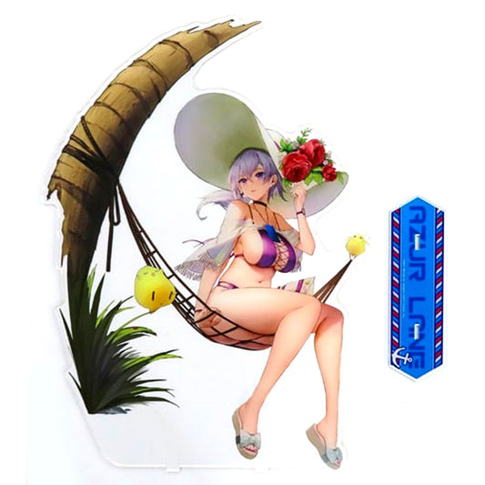 Reno 06. Big Acrylic Character Stand Azur Lane Blow Away the Hot Summer Summer Azur Lane Swimsuit Fes Made-to-Order Ltd [USED]