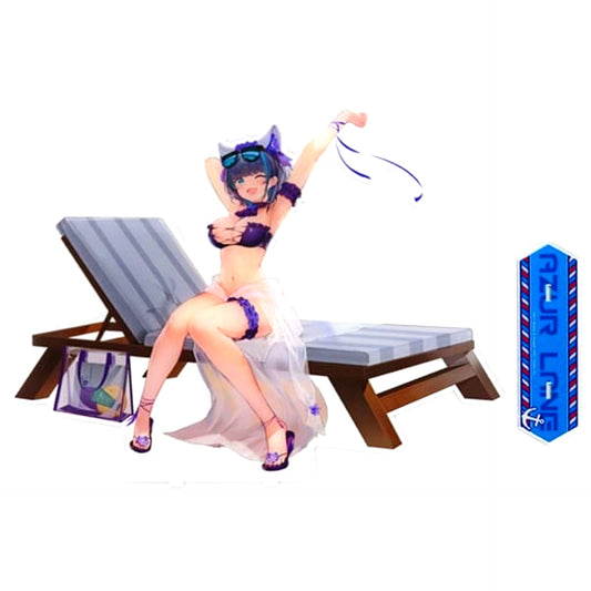 Cheshire 13. Big Acrylic Character Stand Azur Lane Blow Away the Hot Summer Summer Azur Lane Swimsuit Fes Made-to-Order Ltd [USED]