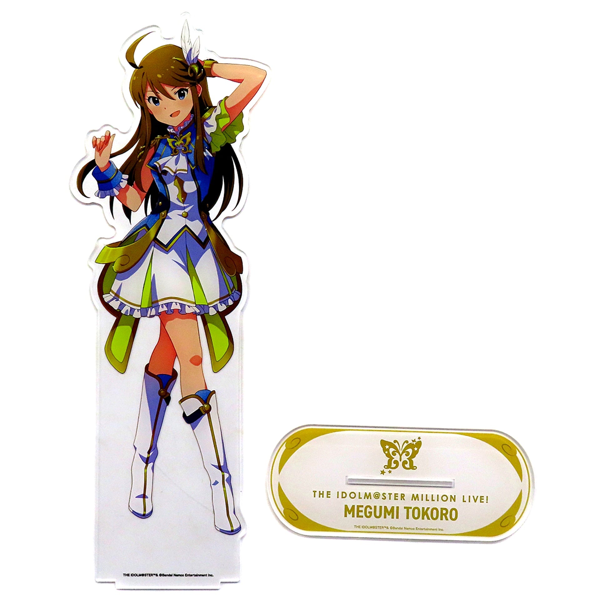 Megumi Tokoro THE IDOLM@STER MILLION LIVE! Super Big Acrylic Stand Lumiere Papillon ver. [USED]