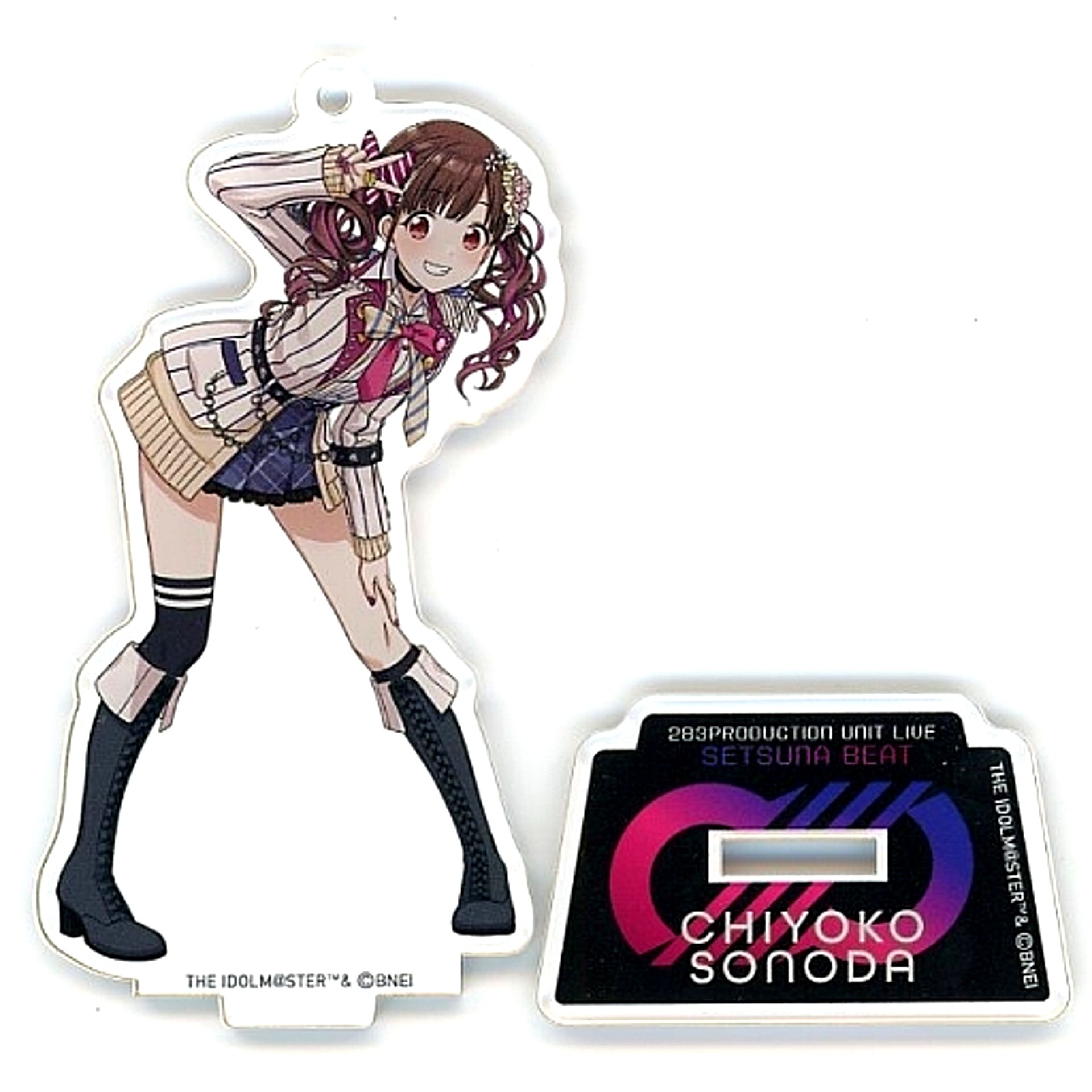 Chiyoko Sonoda The Idolm@ster Shiny Colors Official Acrylic Stand Keychain SETSUNA BEAT Ver. [USED]