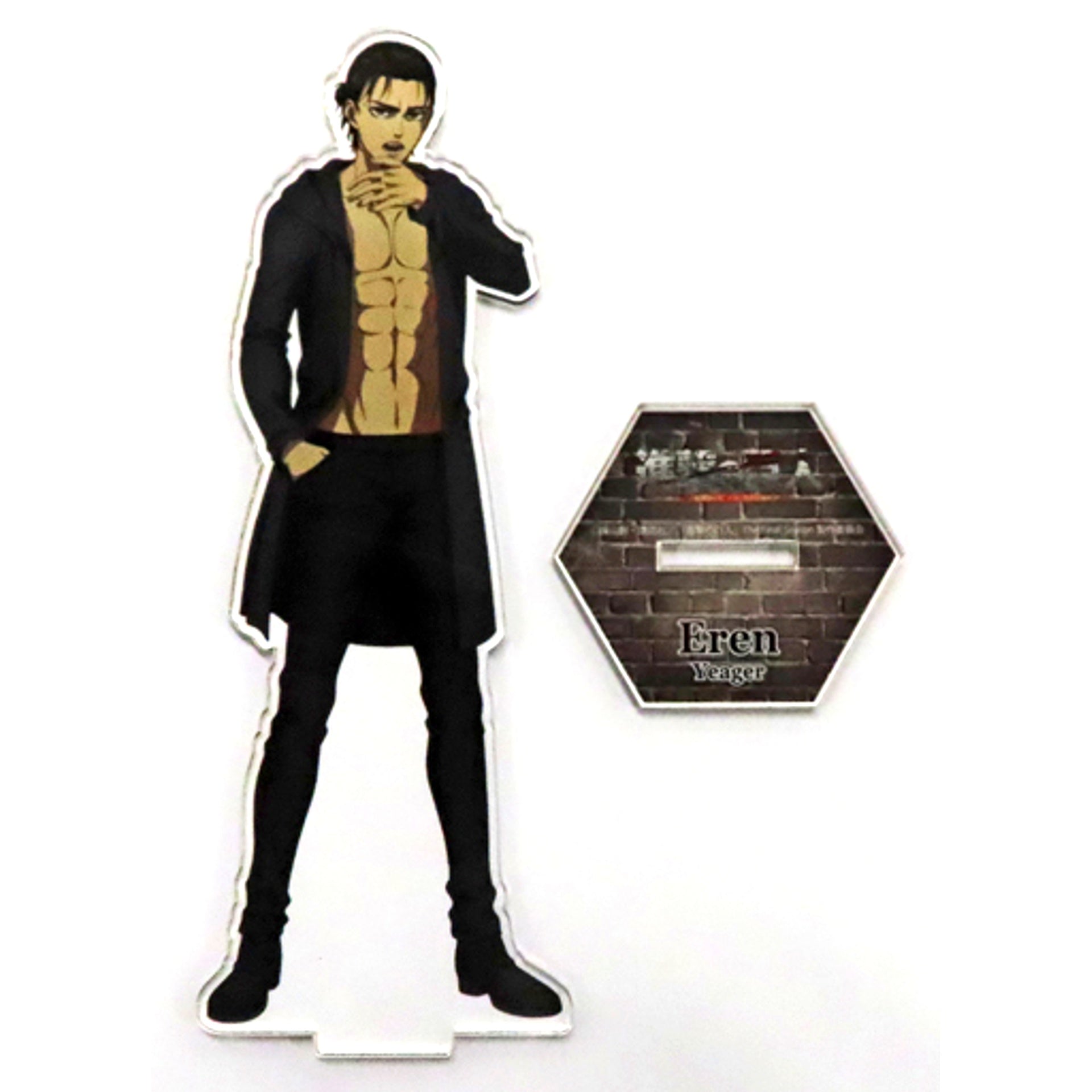 Single Item Eren Yeager Attack on Titan x NewDays Acrylic Stand [USED]