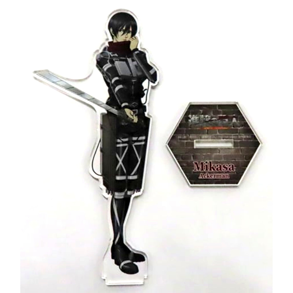 Single Item Mikasa Ackerman Attack on Titan x NewDays Acrylic Stand [USED]