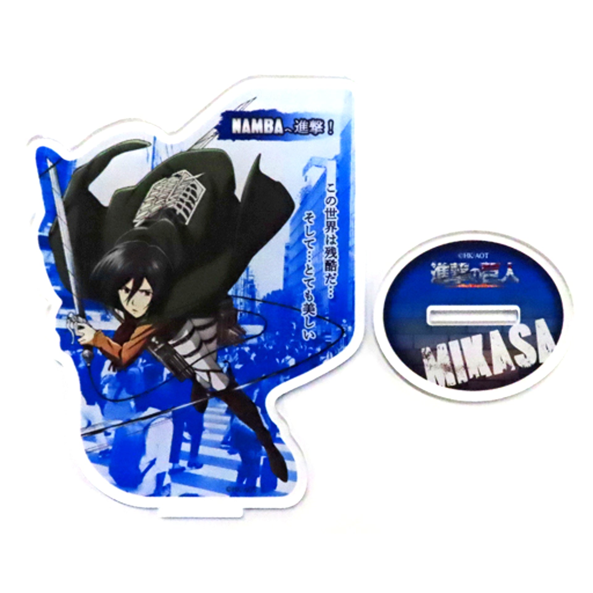 Mikasa Ackerman Attack on Titan POP UP STORE in EDION Namba Acrylic Stand [USED]