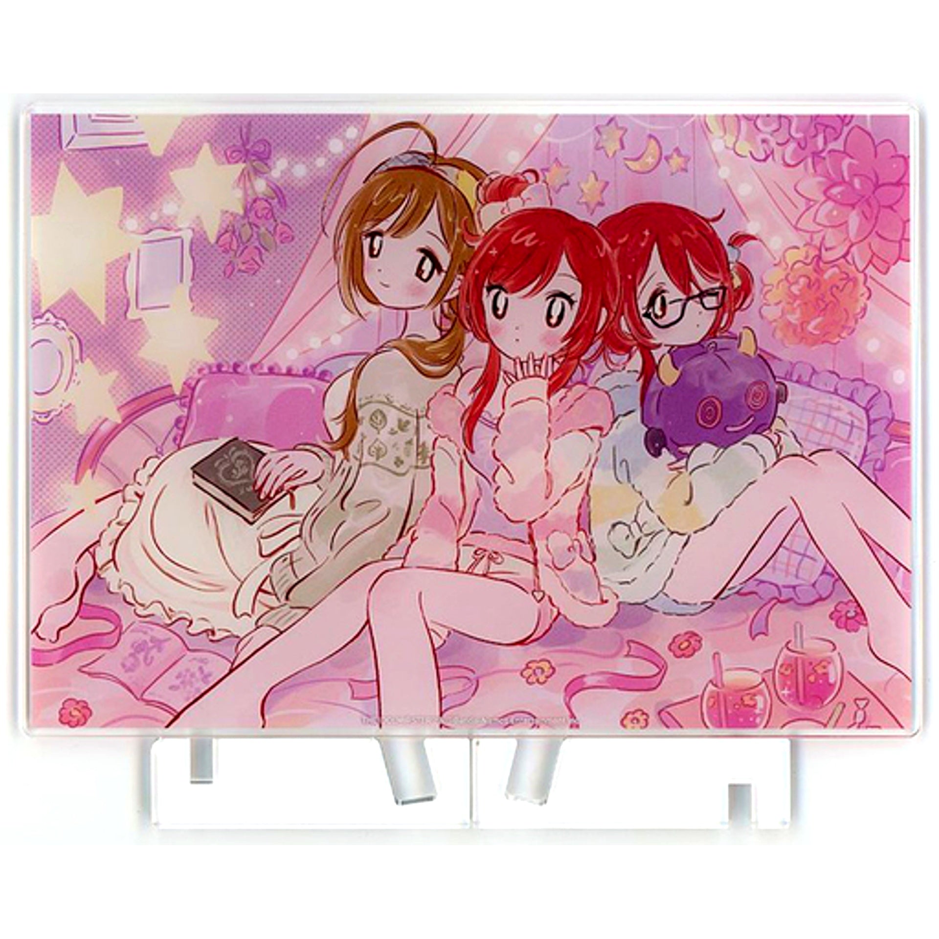 283 Production Alstroemeria Official Illustrator Collabo Acrylic Panel The Idolmaster Shiny Colors 283 Production Unit Live Setsuna Beat [USED]