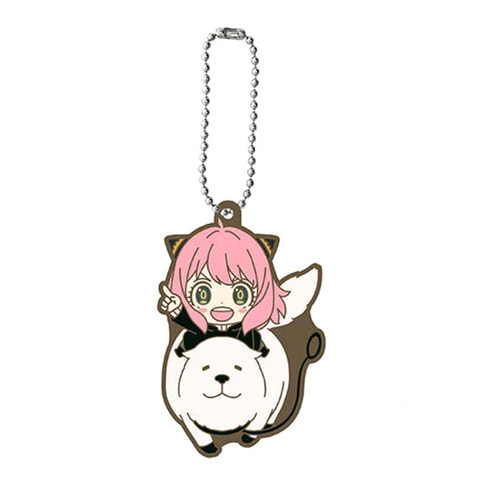 Anya & Bond SPY x FAMILY Capsule Rubber Mascot 3 [USED]