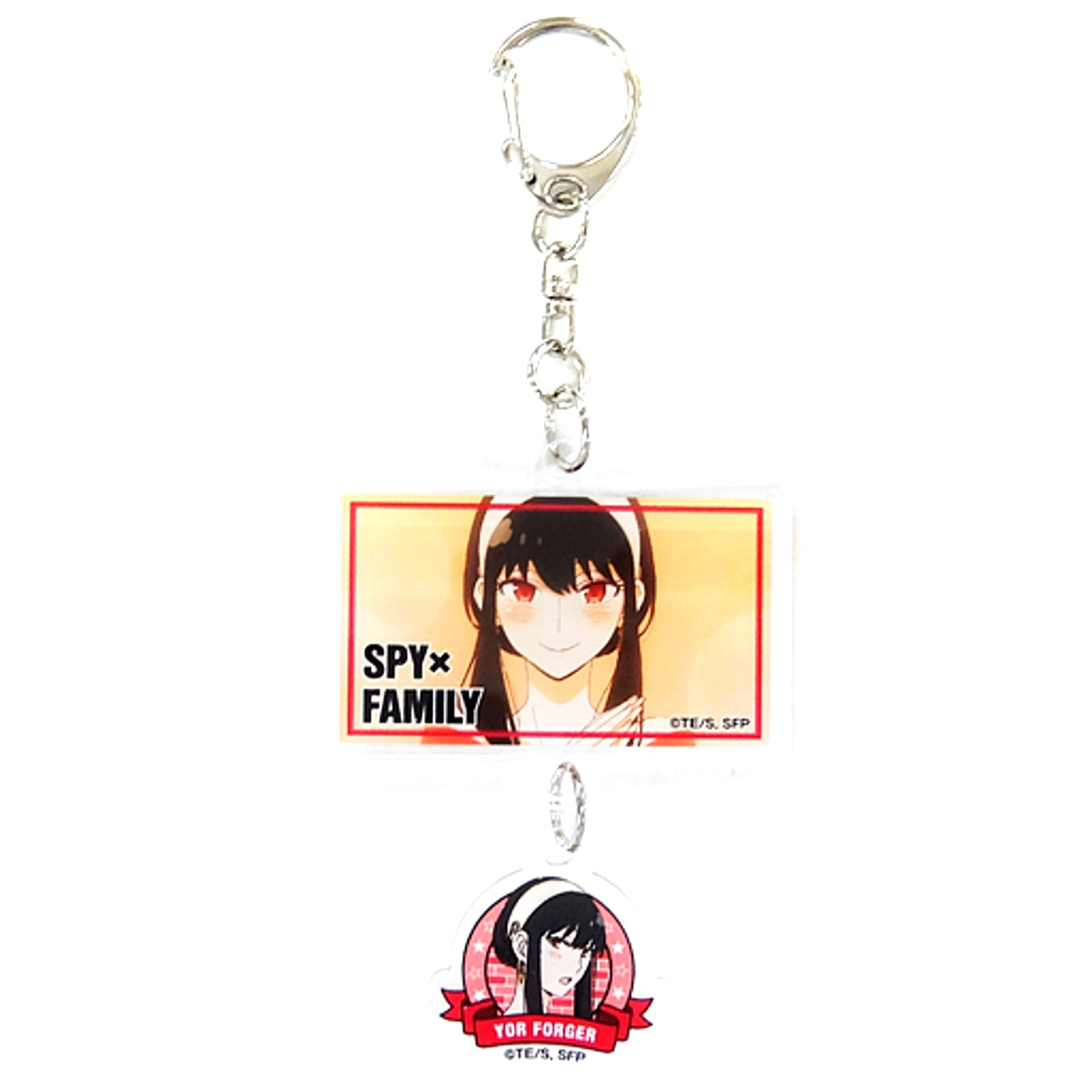 Yor Forger SPY x FAMILY x Lawson Double Acrylic Keychain [USED]
