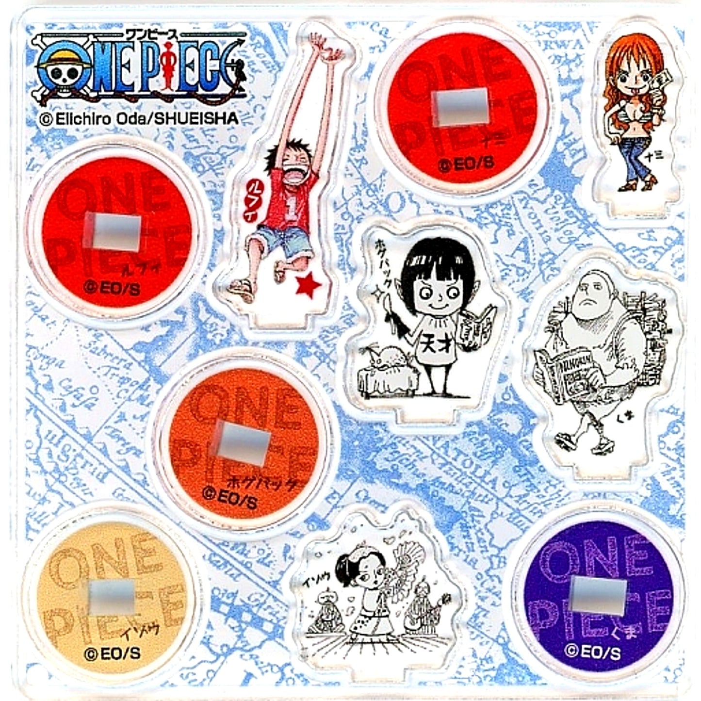 Luffy Child & Nami & Hogback & Kuma & Izo One Piece Acrylic mini mini Figure Part 2 [USED]