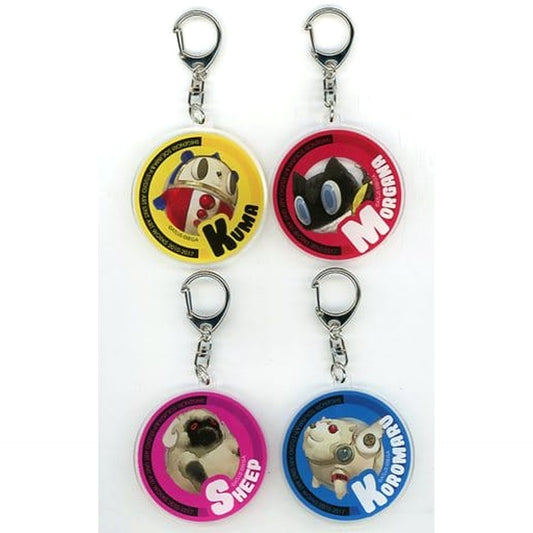 Koromaru & Others 4 Types Set Acrylic Keychain Ebten Limited Included with Shigenori Soejima & P-STUDIO Art Unit Art Works 2010-2017 DX Pack Keychains [USED]