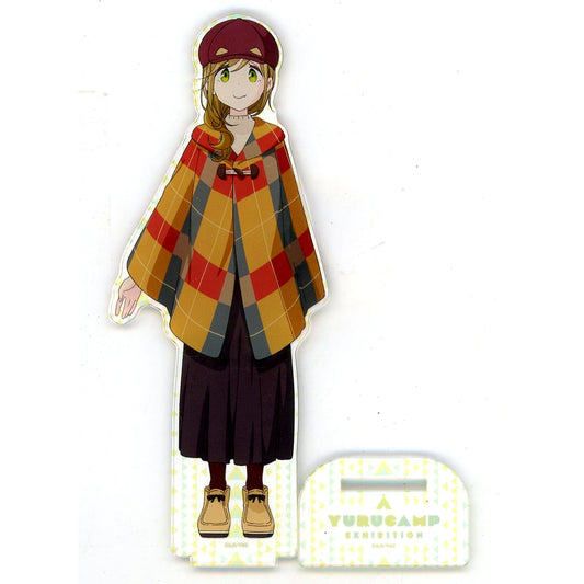 Aoi Inuyama Anime + Movie Laid-Back Camp Exhibition Kawarumono Kawaranaimono Acrylic Stand [USED]