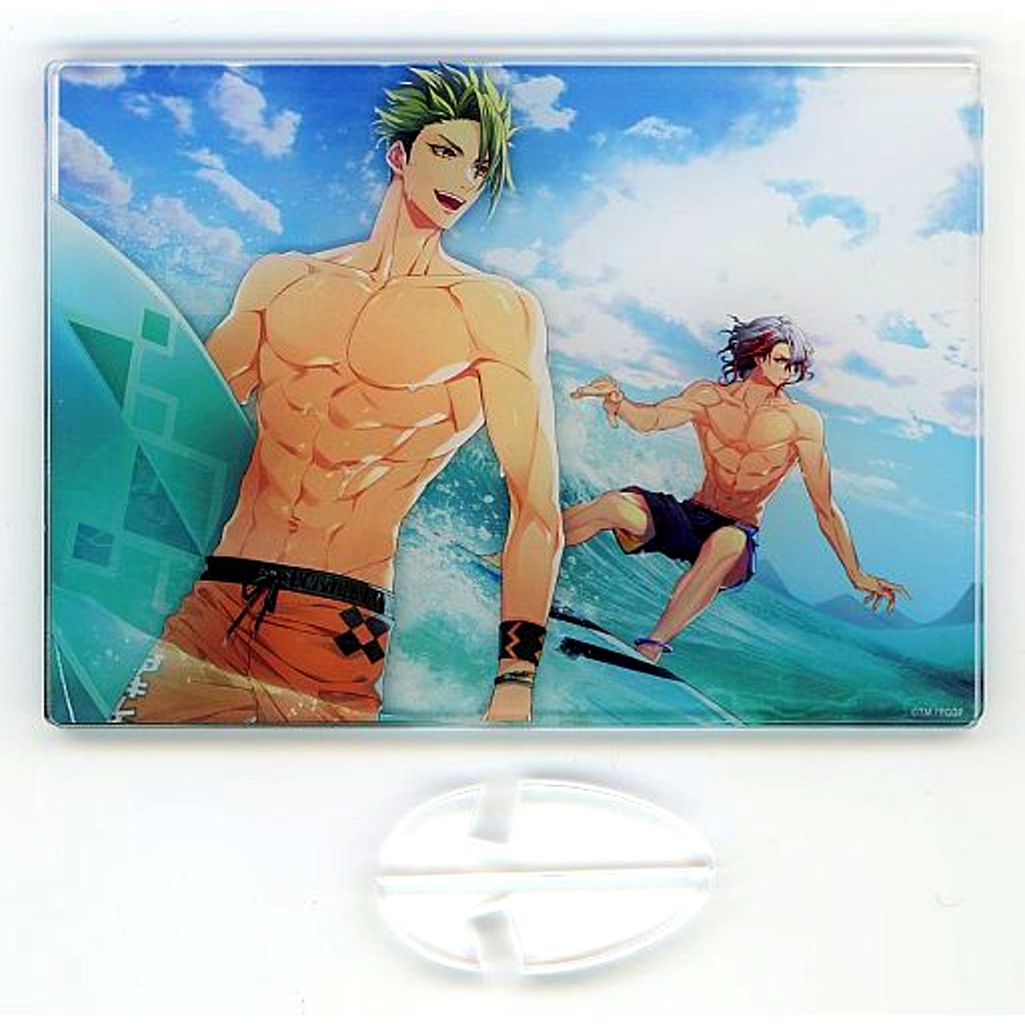 Achilles & Odysseus Fate/Grand Order Chaldea Summer Vacation Set Wyatt C100 Goods Acrylic Stand Board Single Item [USED]